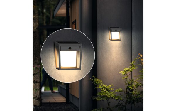 Philips Outdoor Wandleuchte  Solar Blaise 3000K, 1.5W, IP44