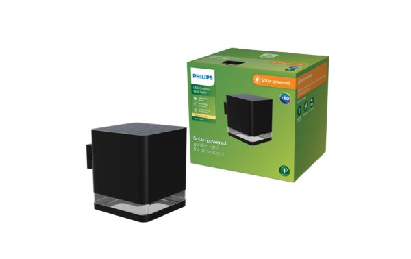 Philips Outdoor Wandleuchte Solar Virona 2700K, 1.8W, IP44, 200lm kaufen Schweiz | Mediatech.ch