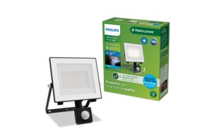 Philips Ultra-Efficient Flutlicht Lois 14W, 5000K, 2650lm, IP65, Bewegungssensor