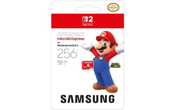 Nintendo Samsung microSD EXPRESS 256GB für Switch 2 im Mario Design kaufen | Mediatech.ch