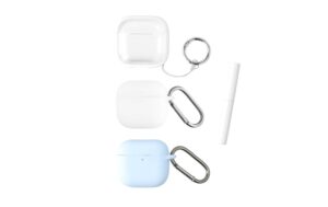 1877131 - Mediatech 4smarts Case Set Omega AirPods 4, 3 Stück