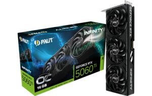 Palit RTX5060Ti Infinity 3 OC 16GB GDDR7 GeForce RTX5060 Ti, 3x DP, 1x HDMI