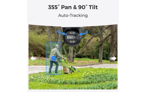 Reolink Trackmix W760 4K PTZ Wifi Kamera Wetterfeste 4K WLAN Dual-Kamera + 64GB SD