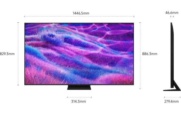 Samsung TV QE65QN80F AUXXN, 65 NEO-QLED-TV NQ4 AI Gen2 Processor