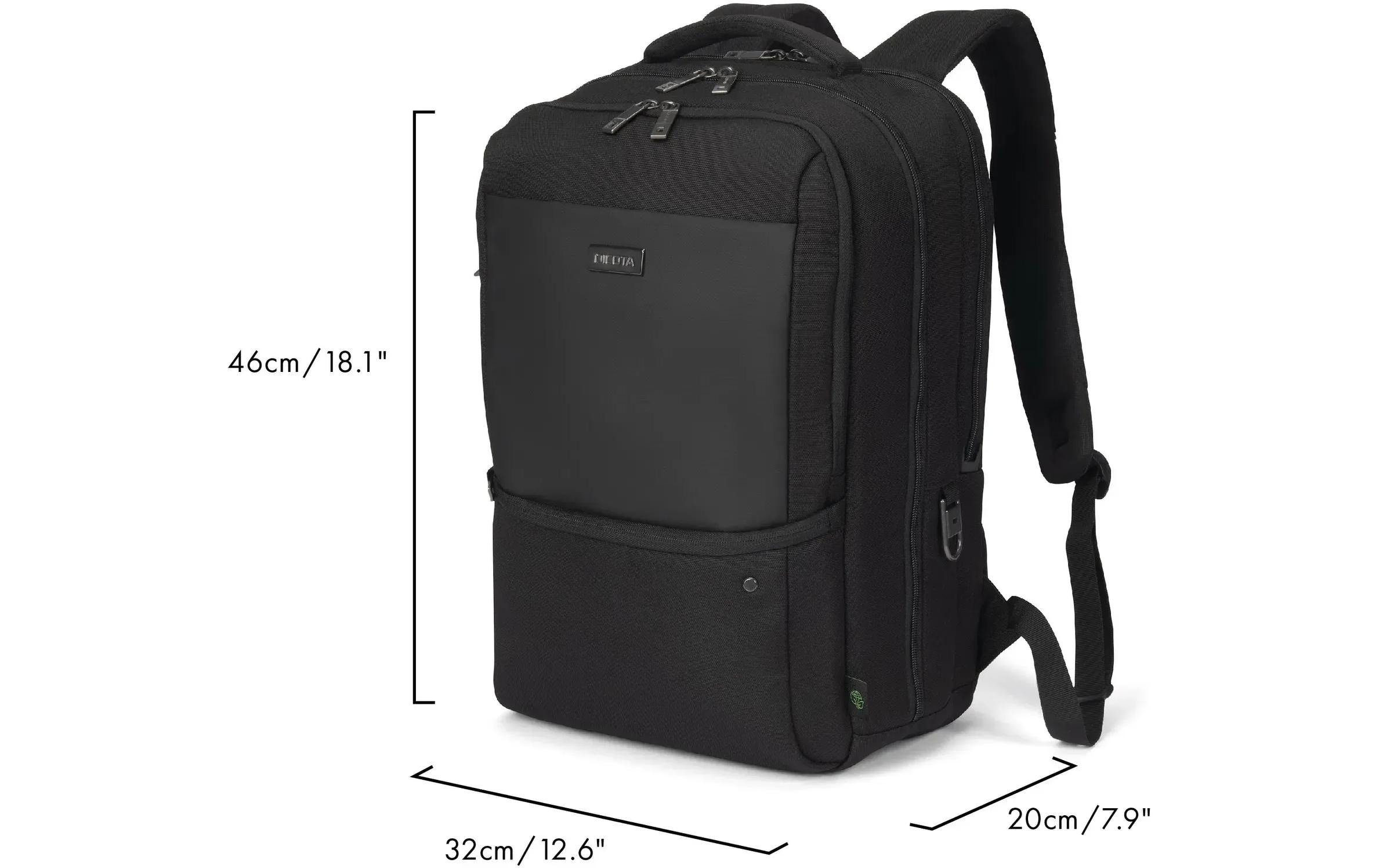 1878276_2 - Mediatech DICOTA Backpack FIVE 14-16 D32162-RPET, schwarz