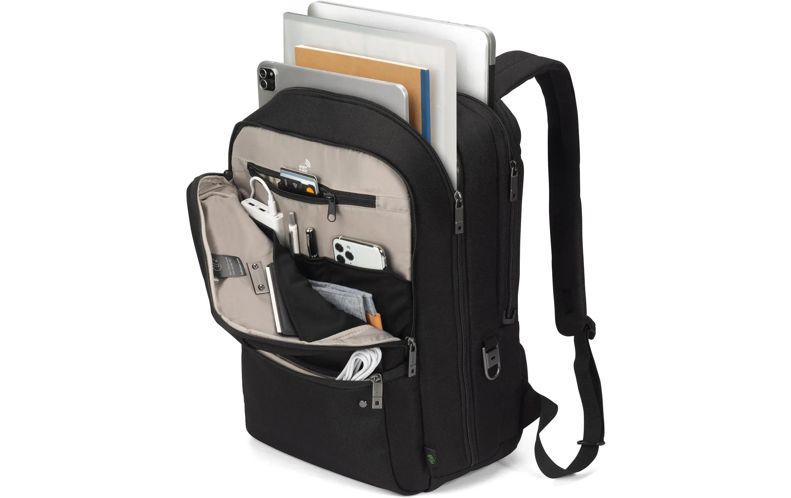 1878276_7 - Mediatech DICOTA Backpack FIVE 14-16 D32162-RPET, schwarz