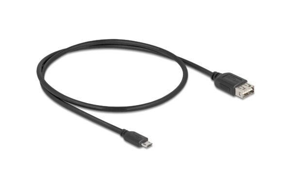 1880351 - Mediatech Delock USB2.0 Kabel EASY USB A-MicroB, 0.5m EASY USB, beidseitig einsteckbar, schwarz kaufen Schweiz | Mediatech.ch