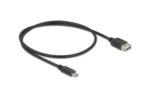 Delock USB2.0 Kabel EASY USB C-A, 0.5m EASY USB, beidseitig einsteckbar, schwarz kaufen Schweiz | Mediatech.ch
