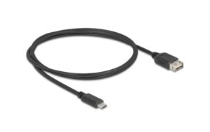 1880370 - Mediatech Delock USB2.0 Kabel EASY USB C-A, 1.0m EASY USB, beidseitig einsteckbar, schwarz kaufen Schweiz | Mediatech.ch