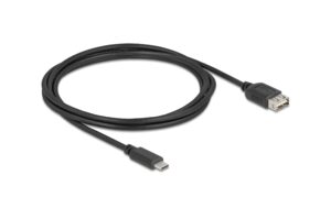 Delock USB2.0 Kabel EASY USB C-A, 2.0m EASY USB, beidseitig einsteckbar, schwarz kaufen Schweiz | Mediatech.ch