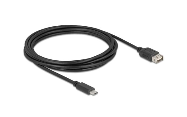 Delock USB2.0 Kabel EASY USB C-A, 3.0m EASY USB, beidseitig einsteckbar, schwarz kaufen Schweiz | Mediatech.ch
