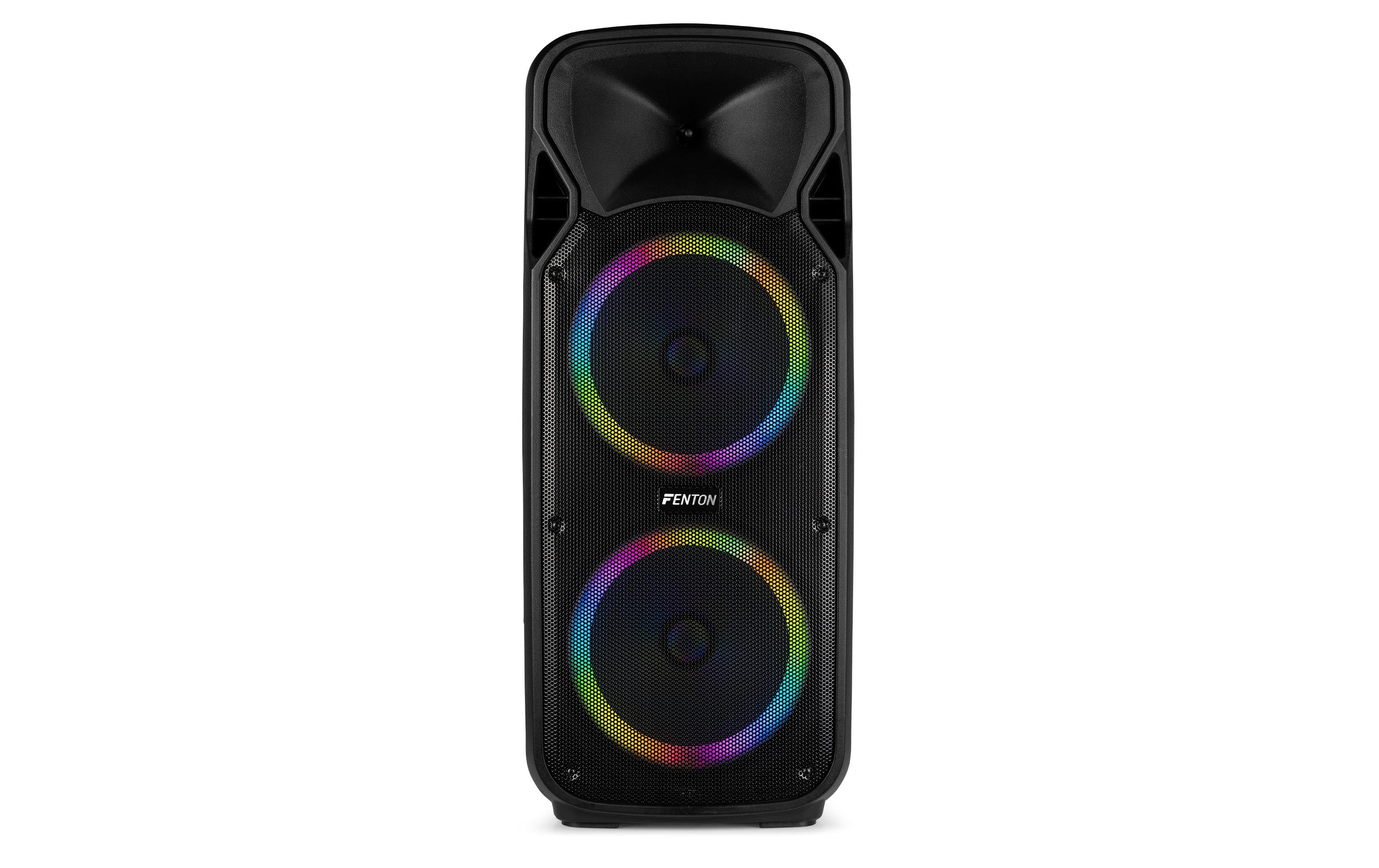 1880599_1 - Mediatech Fenton FT212LED MK2 Portables Soundsystem 2x 12, Mic, LED, BT