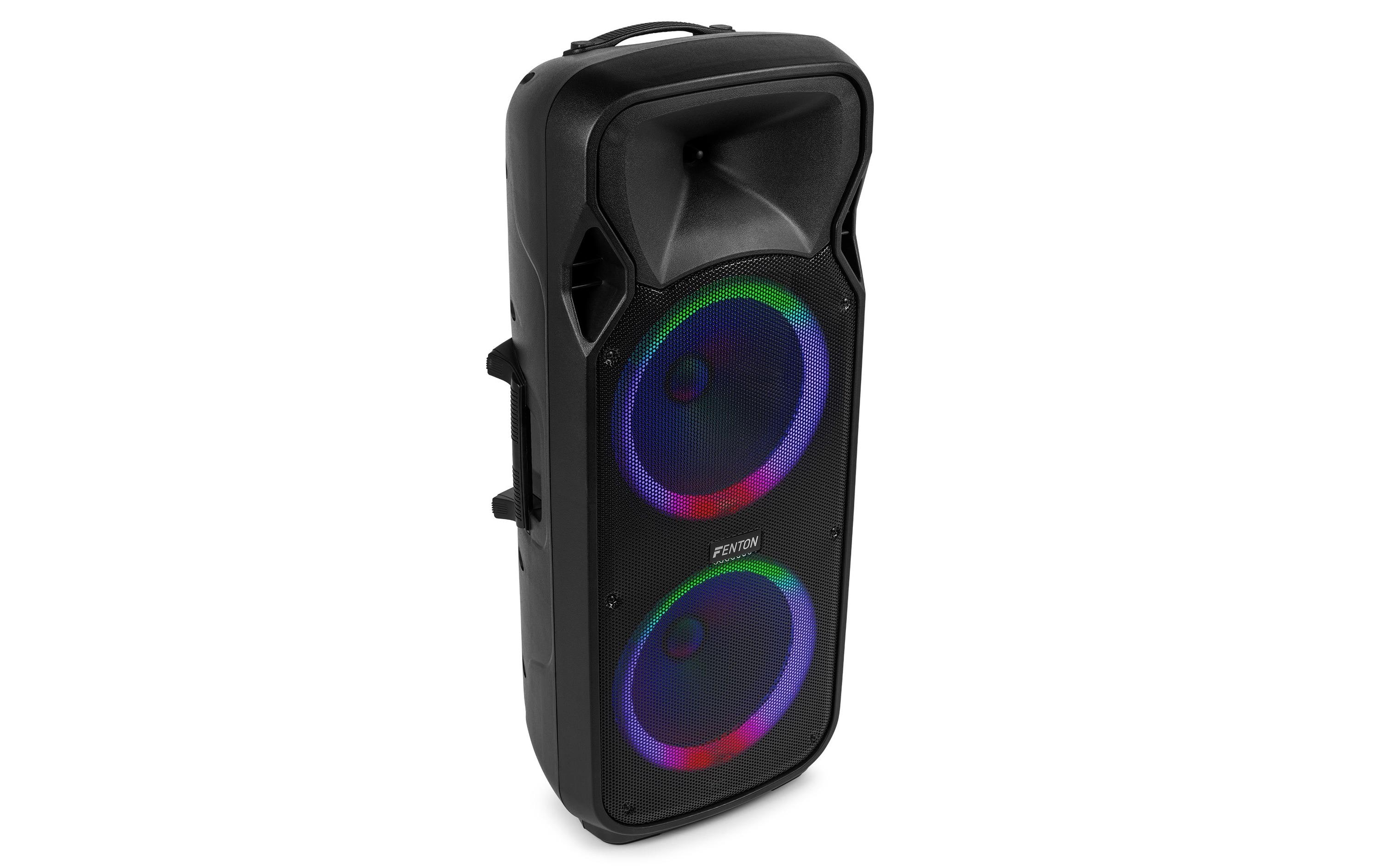 1880599_3 - Mediatech Fenton FT212LED MK2 Portables Soundsystem 2x 12, Mic, LED, BT