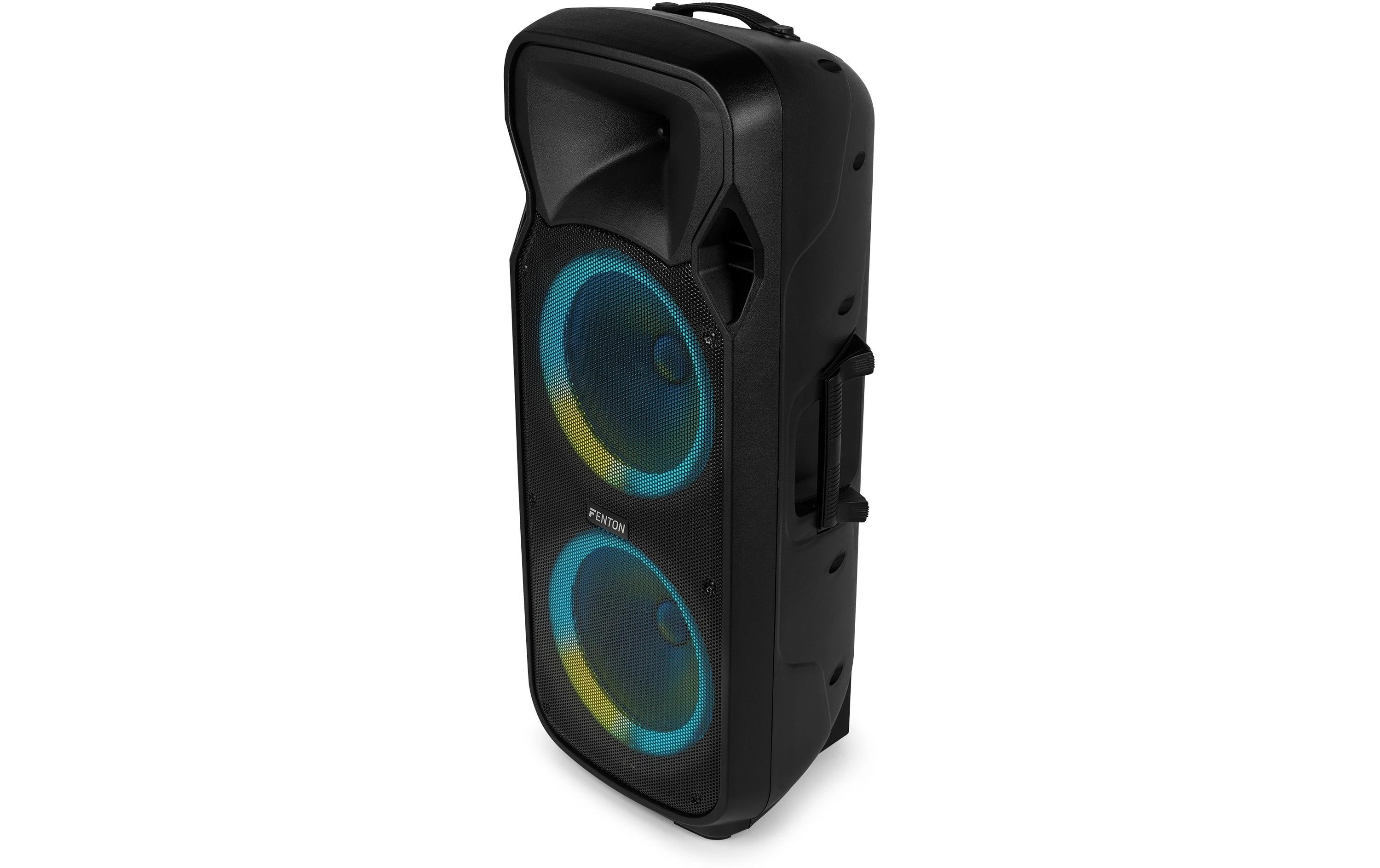 1880599_5 - Mediatech Fenton FT212LED MK2 Portables Soundsystem 2x 12, Mic, LED, BT