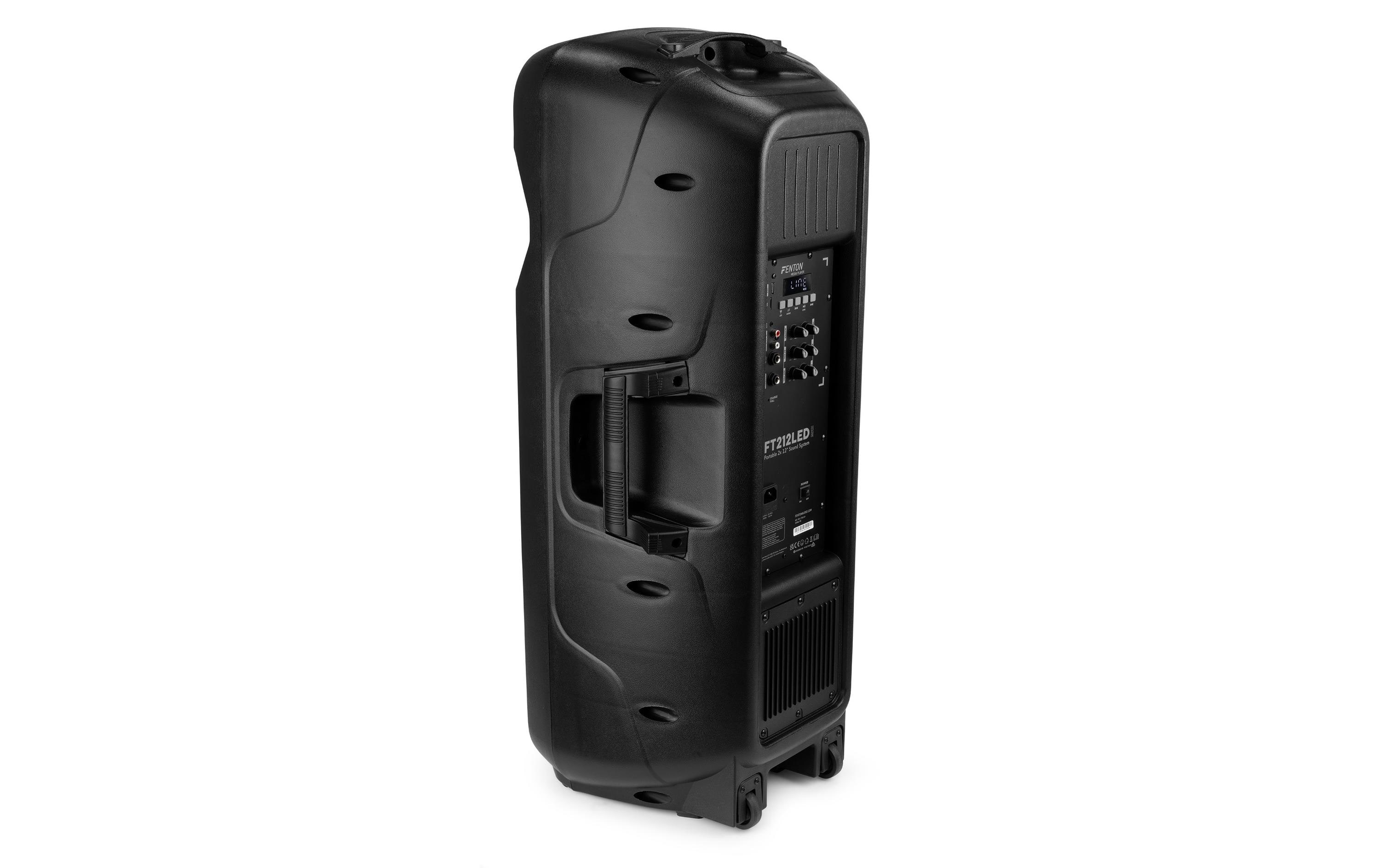 1880599_7 - Mediatech Fenton FT212LED MK2 Portables Soundsystem 2x 12, Mic, LED, BT
