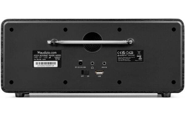 1880605_6 - Mediatech Audizio FozaBL Internet Radio, DAB+, Wifi, BT, AUX, bl