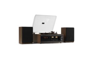 Audizio Boston Plattenspieler Speaker, CD, DAB+, Stereo