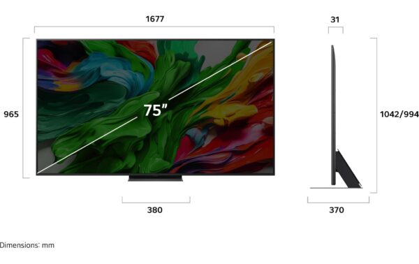 1880675_2 - Mediatech LG TV 75QNED87A6B 75, 3840 x 2160 (Ultra HD 4K), QNED