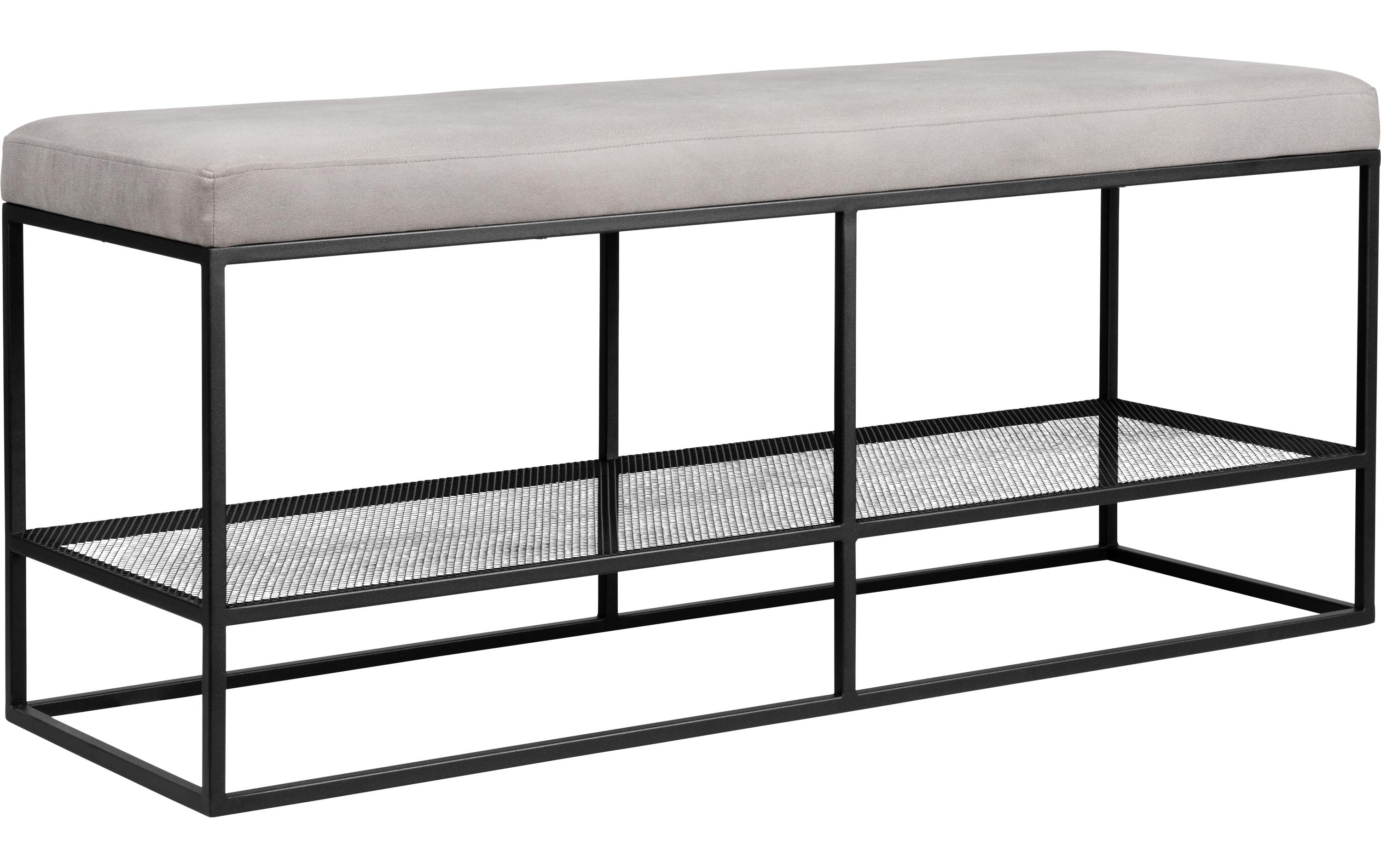 Eglo Garderobenbank BITUNG Metall, 120x40x45 (LxBxH), Grau kaufen Schweiz | Mediatech.ch