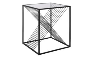 Eglo Beistelltisch OTAWARA Metall/Glas, 45.5x45.5x55cm