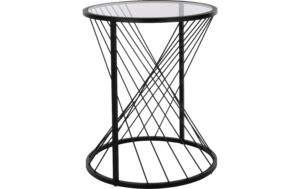 Eglo Beistelltisch OTAWARA Metall/Glas, 46x55cm