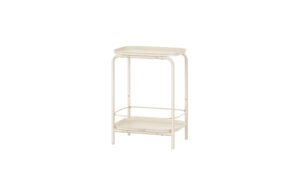Vasagle Couchtisch Creme 40x30x56 cm (BxTxH), Stahl