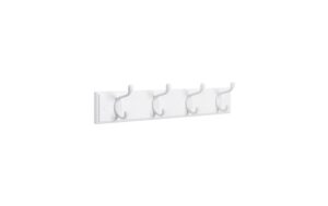 Songmics Garderobe mit 4 Haken, Weiss 40x9x7 cm (BxTxH), MDF, Zink kaufen Schweiz | Mediatech.ch