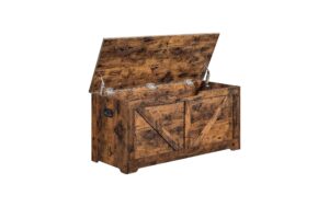 Vasagle Truhe Industrial, Braun 100x40x46 cm (BxTxH), Spanplatte, Eisen kaufen Schweiz | Mediatech.ch