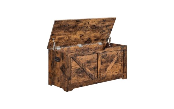 1882027 - Mediatech Vasagle Truhe Industrial, Braun 100x40x46 cm (BxTxH), Spanplatte, Eisen kaufen Schweiz | Mediatech.ch