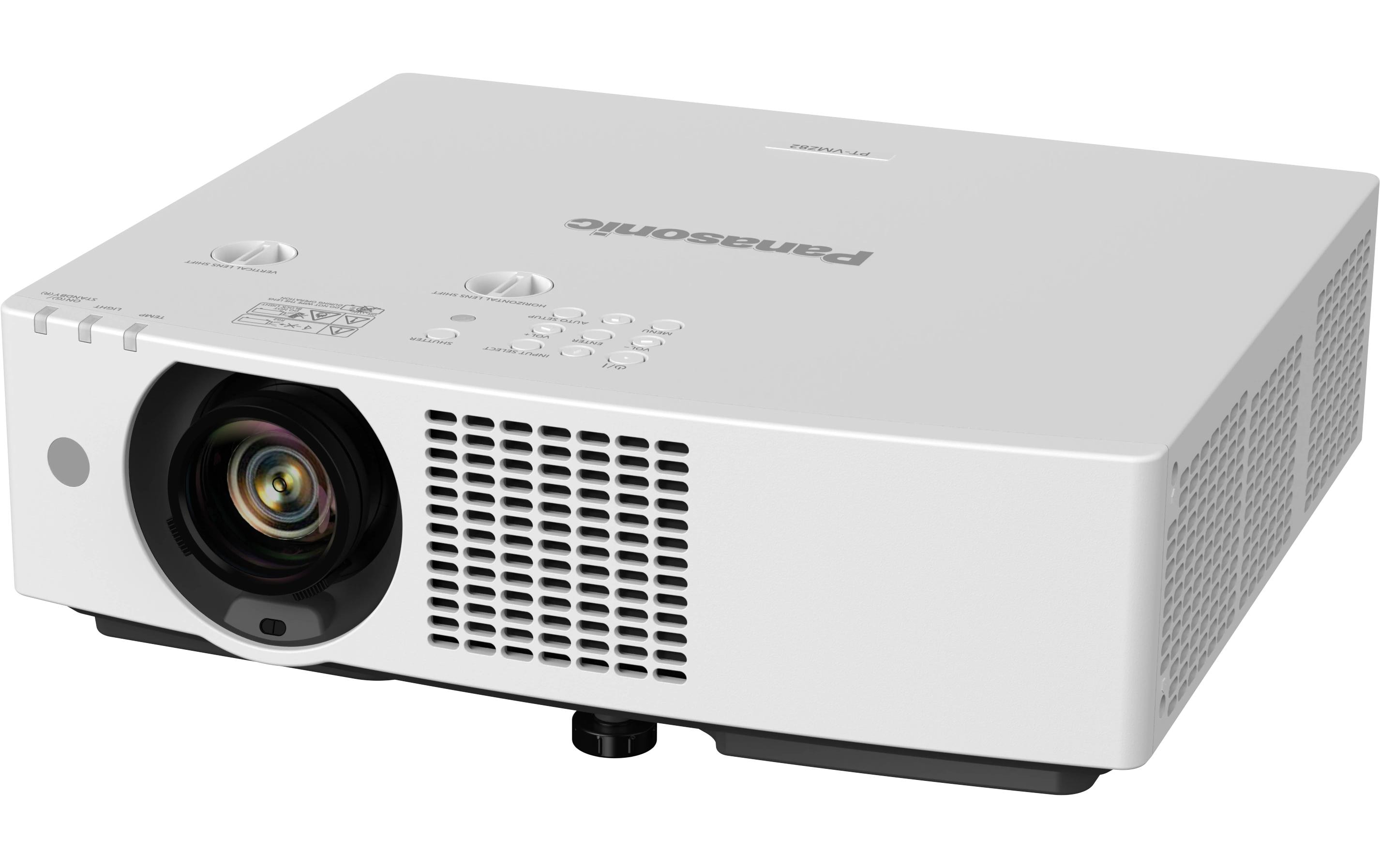 Laser Projektor Panasonic PT-VMZ72EJ 7300 ANSI-Lumen, WUXGA, HD-BaseT, weiss
