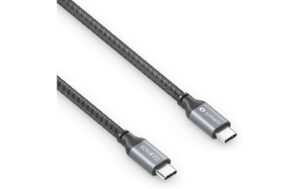 Sonero USB-C - USB-C Ladekabel, 60W, 3.0m Nylon Mantel, USB 2.0, 480Mbps