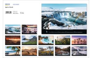 Korsch Verlag Bildkalender Spirit of Earth 2026, 58x39cm