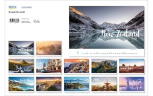 Korsch Verlag Bildkalender Around the World 2026, 58x39cm
