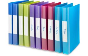 Rapesco A4 2-Ring Ordner 10 Stk. 25mm Kapazität, Farben assortiert