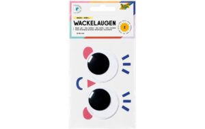 Folia Wackelaugen selbstklebend 2 Stück, Ø 50mm