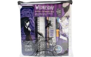 Wednesday Schreibwaren Set 7teilig Bumper Fanartikel aus dem Wednesday-Universum