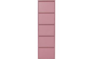 Kare Schuhschrank Caruso 5er Rosa