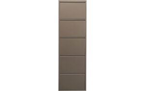 Kare Schuhschrank Caruso 5er Taupe