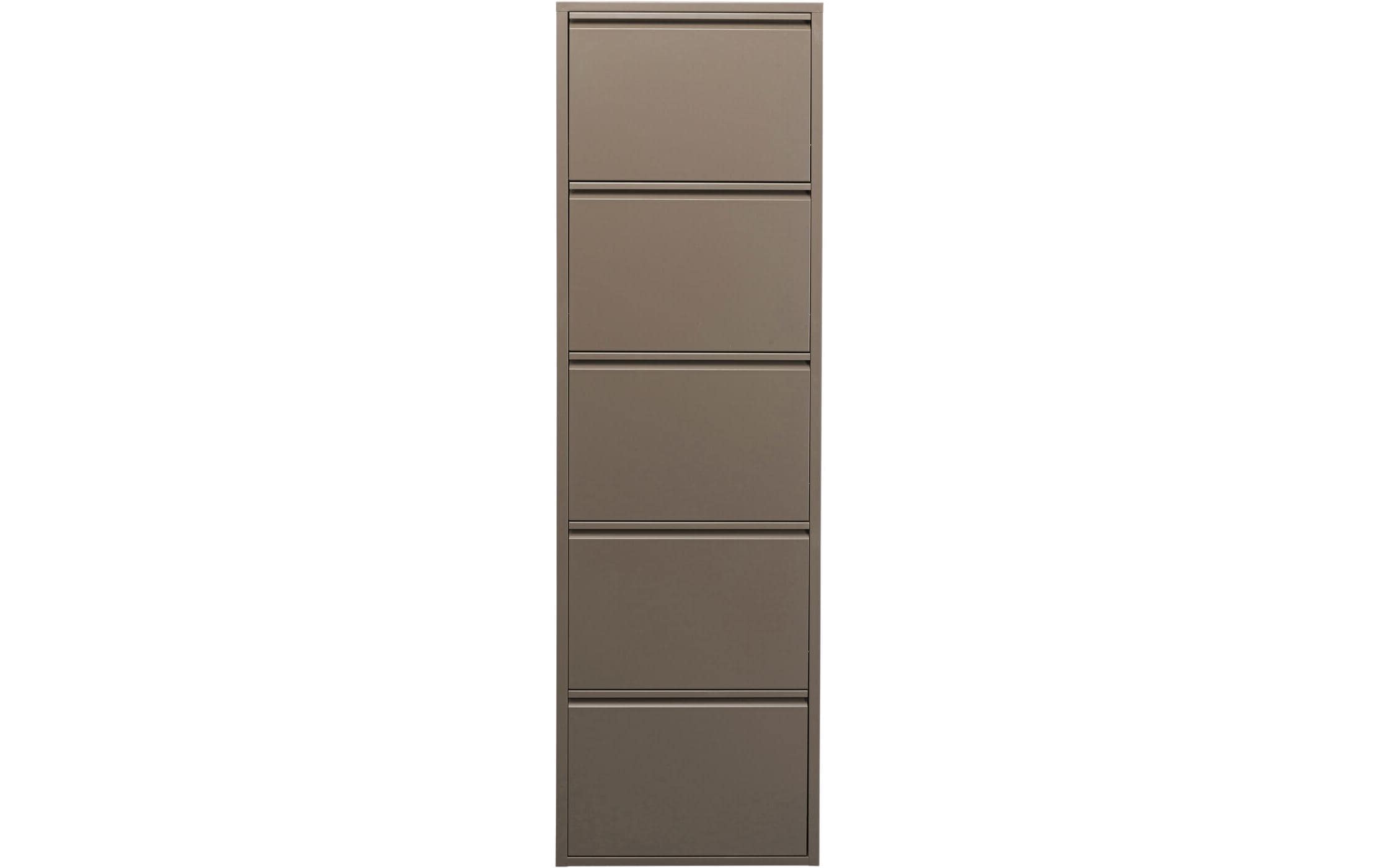 1887123 - Mediatech Kare Schuhschrank Caruso 5er Taupe