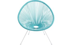 Kare Sessel Acapulco, Türkis 85x73x78 cm, Stahl, Polyethylen kaufen Schweiz | Mediatech.ch