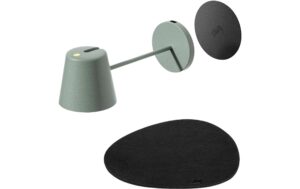 Silwy Magnet-Leuchte Portofino olivgrün inkl. Platzset