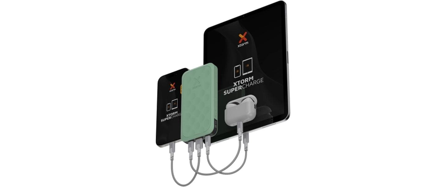 1889007_1 - Mediatech Xtorm PWB 10000 FS5103 GN, Fuel Series 5 10'000mAh, 20W, 2x USB-C, 1x USB-A