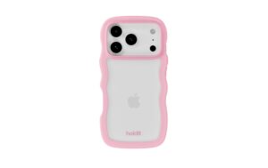 Holdit Wavy Case Pink/Transparent iPhone 17 Pro