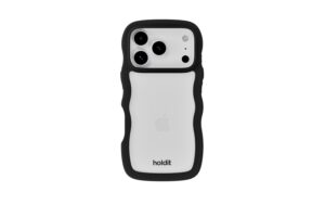 Holdit Wavy Case Black/Transparent iPhone 17 Pro