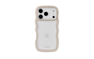 Holdit Wavy Case Beige/Transparent iPhone 17 Pro