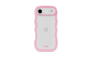 Holdit Wavy Case Pink/Transparent iPhone 17 Air