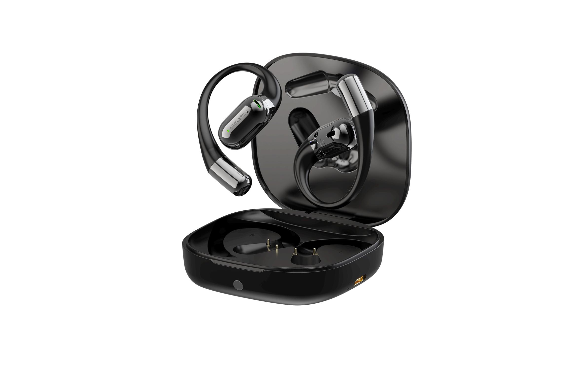 1890189 - Mediatech 4smarts Kopfhörer OE BT SkyBuds AI Screen Schwarz kaufen Schweiz | Mediatech.ch