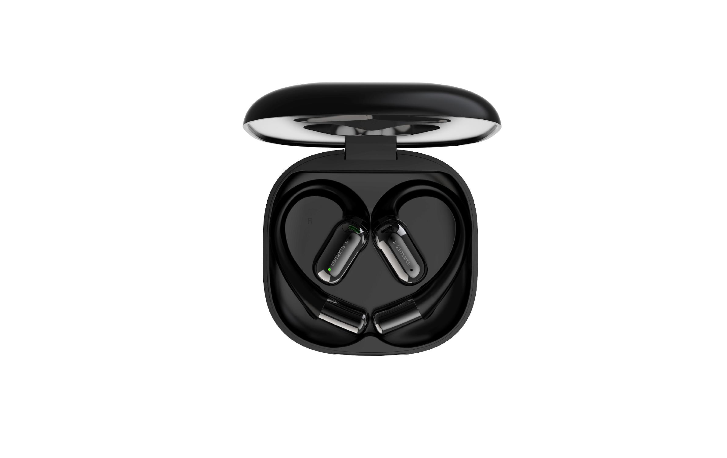 1890189_3 - Mediatech 4smarts Kopfhörer OE BT SkyBuds AI Screen Schwarz