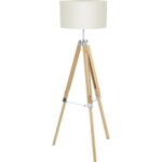 EGLO Stehleuchte LANTADA natur exkl. E27 1x60W