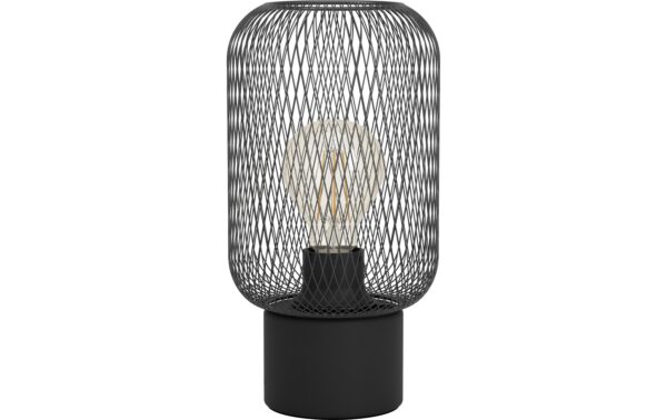 1891388 - Mediatech EGLO Tischleuchte WRINGTON schwarz exkl. E27 1x60W kaufen Schweiz | Mediatech.ch